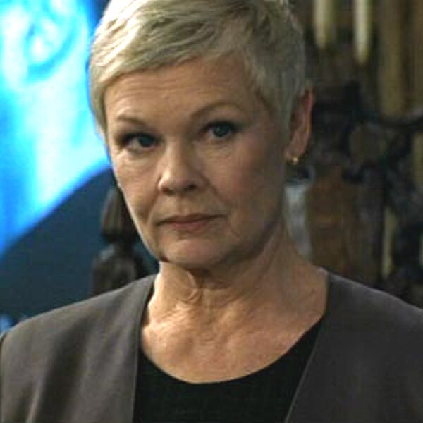 Judi Dench, who played M from 1995 to 2015