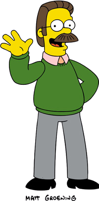 Ned Flanders Fictional character from The Simpsons franchise