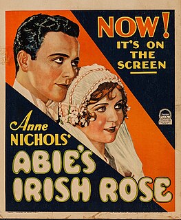 <i>Abies Irish Rose</i> (1928 film) 1928 film by Victor Fleming