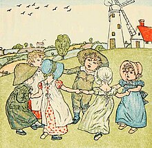 Kate Greenaway's illustration from Mother Goose or the Old Nursery Rhymes (1881)