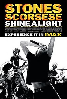 <i>Shine a Light</i> (film) 2008 documentary film directed by Martin Scorsese