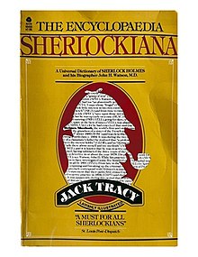 The cover of the 1979 printing of The Encyclopadeia Sherlockiana by Jack Tracy The Encyclopadeia Sherlockiana.jpg