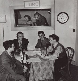 CURC broadcasting in 1942