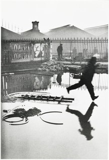 <i>Behind the Gare Saint-Lazare</i> Photograph by Henri Cartier-Bresson