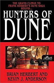 <i>Hunters of Dune</i> novel by Brian Herbert and Kevin J. Anderson