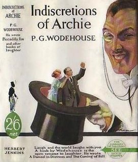 <i>Indiscretions of Archie</i> 1921 short story collection by P.G. Wodehouse