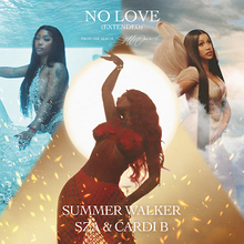Cover art for the extended version depicting, from left to right, SZA against an underwater background, Summer Walker against a yellow background, and Cardi B against a cloudy background