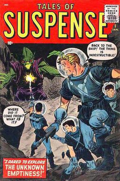 Tales of Suspense #1 (Jan. 1959). Cover art by Heck.
