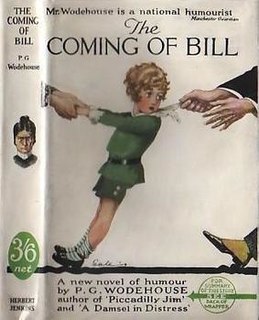 <i>The Coming of Bill</i> 1919 novel by P.G. Wodehouse