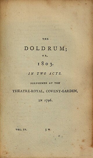 <i>The Doldrum</i> 1796 play