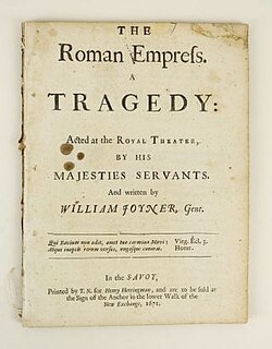 <i>The Roman Empress</i> 1670 play