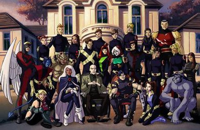 The full X-Men roster seen in the series finale
