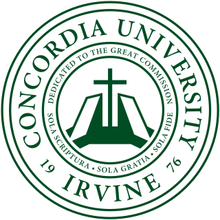 <span class="mw-page-title-main">Concordia University Irvine</span> Lutheran university in Irvine, California, US