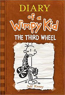 Wimpy Kid күнделігі Үшінші дөңгелегі кітап мұқабасы.jpg