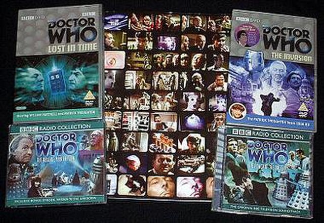 Material from missing Doctor Who serials has been released in books and in audio form on CD, and several episodes have been animated for DVD release. 