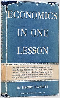 <i>Economics in One Lesson</i> Book by Henry Hazlitt