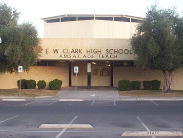 Clark High School, Las Vegas, 1965. EdClarkHigh.jpg