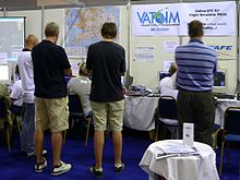 The VATSIM stand at the International Flight Simulator Conference in Blackpool, July 2005 Ifsc vatsim1.jpg