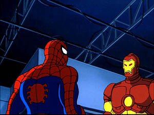 Iron Man joins forces with Spider-Man on Spidey's 1990s animated series.