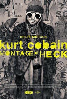 <i>Kurt Cobain: Montage of Heck</i> 2015 American film about Kurt Cobain. The guitarist, singer, and frontman of Nirvana