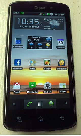 <span class="mw-page-title-main">LG Optimus LTE</span> Android smartphone manufactured by LG Electronics