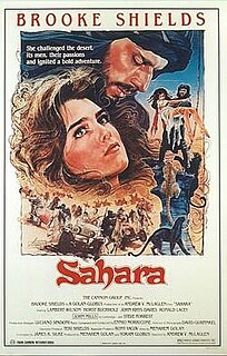 <i>Sahara</i> (1983 film) 1983 British-American adventure drama film by Andrew McLaglen