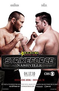 Strikeforce: Nashville Strikeforce mixed martial arts event in 2010