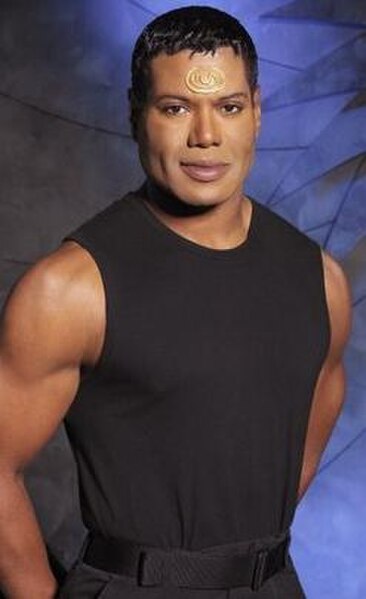 Christopher Judge as Teal'c in a promotional photo for Stargate SG-1 Season 9.