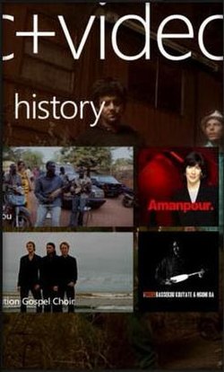The Music + Video Hub on Windows Phone