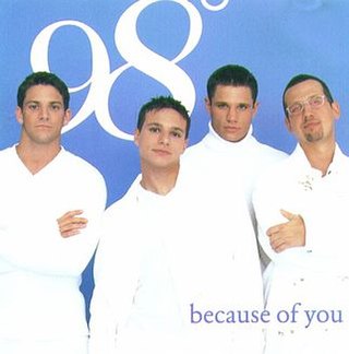 <span class="mw-page-title-main">Because of You (98 Degrees song)</span> 1998 single by 98 Degrees