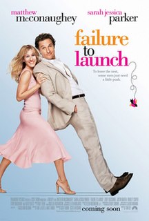<i>Failure to Launch</i> 2006 American romantic comedy film by Tom Dey