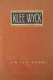 <i>Klee Wyck</i> memoir by Emily Carr