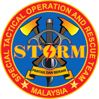 <span class="mw-page-title-main">Special Tactical Operation and Rescue Team of Malaysia</span> Specialised firefighters in Malaysias Fire and Rescue Department