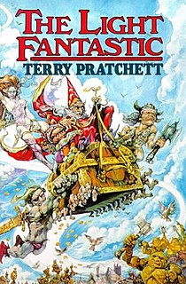 <i>The Light Fantastic</i> 1986 Discworld novel by Terry Pratchett