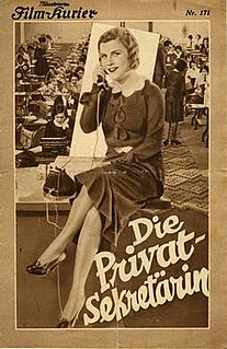 <i>The Private Secretary</i> (1931 German film) 1931 film