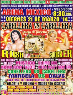 <i>Homenaje a Dos Leyendas</i> (2014) Mexican professional wrestling supercard show