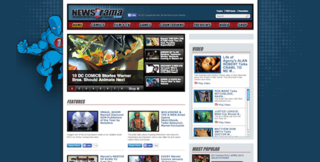 <i>Newsarama</i> American website based around comic books