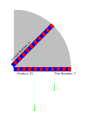 illustration of prosthaphaeretic slide rule