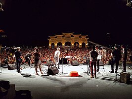 The Muddy Basin Ramblers performing at National Taiwan Concert Hall Summer Jazz Outdoor Party in 2017