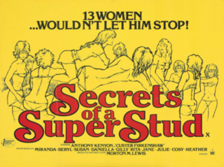 <i>Secrets of a Superstud</i> 1975 British film by Morton M Lewis Alan Selwyn