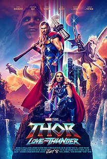 <i>Thor: Love and Thunder</i> Upcoming superhero film produced by Marvel Studios