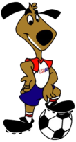 Striker, the official mascot of the tournament. Usa94mascot.png