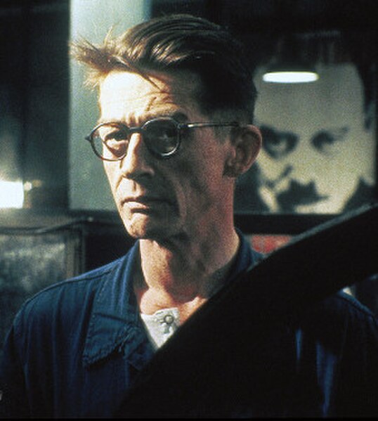 Winston Smith portrayed by John Hurt in the 1984 film Nineteen Eighty-Four