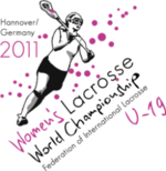 2011 FIL Wanita U-19 Dunia Lacrosse Championship Logo.png