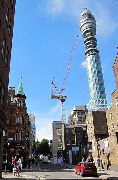 File:Cleveland Street, Fitzrovia, August 2013.JPG