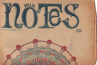 <i>Dallas Notes</i> Underground newspaper, 1967-1970