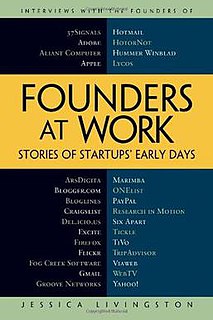 <i>Founders at Work</i> book by Jessica Livingston