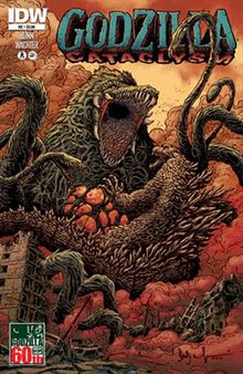 Biollante, as depicted on the front cover of Godzilla: Cataclysm #2 (September 2014)