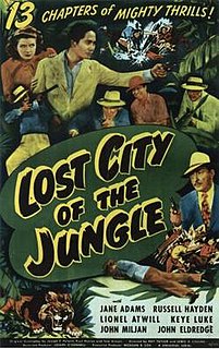 <i>Lost City of the Jungle</i> 1946 film by Ray Taylor, Lewis D. Collins