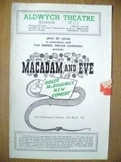 <i>Macadam and Eve</i> 1950 play